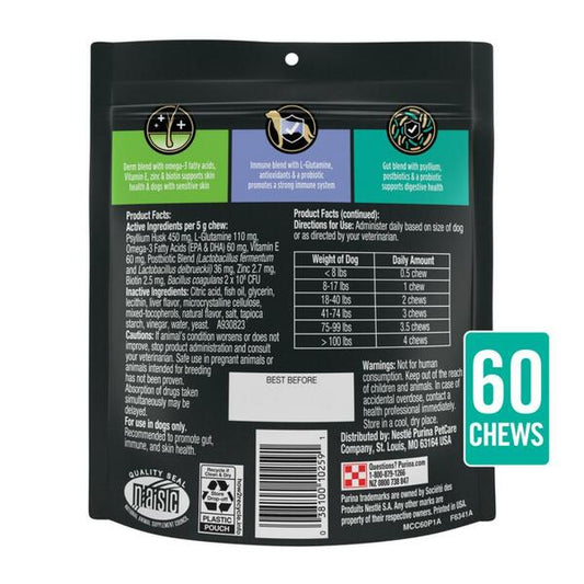 Purina - ProPlan Multi Care Chew for Dogs - 300GM (10.6oz) - 60PK