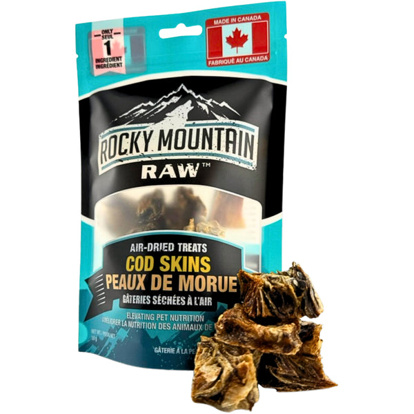 Rocky Mountain Raw - Air-Dried COD SKINS Dog Treat - 55GM