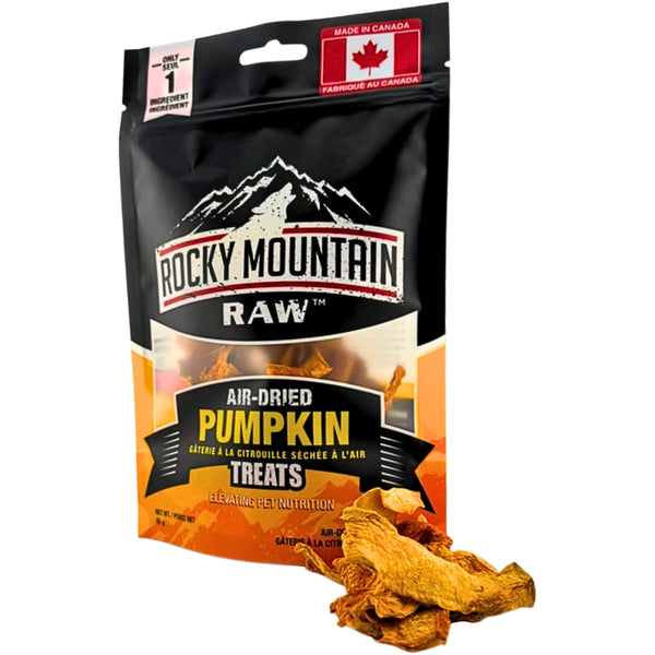 Rocky Mountain Raw - Air-Dried PUMPKIN Dog Treats - 55GM