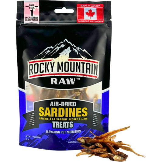 Rocky Mountain Raw - Air-Dried SARDINES Dog Treat - 40GM