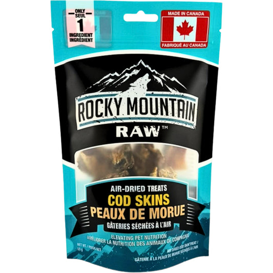 Rocky Mountain Raw - Air-Dried COD SKINS Dog Treat - 55GM