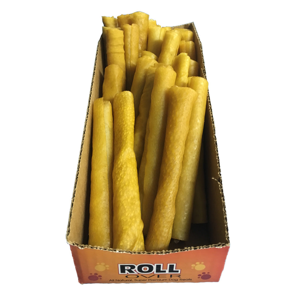 Rollover - PORKHIDE TWISTS Dog Chew - MEDIUM - 15CM (6in) (BULK)