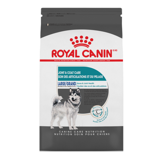 *S.O. - Up to 2 Week Wait* Royal Canin -  Canine Care Nutrition Large JOINT and COAT Dry Dog Food - 13.6KG (30lb)