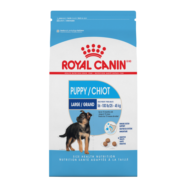 Royal Canin, Size Health Nutrition LARGE BREED PUPPY Dry Dog Food, 13.6KG (30lb)