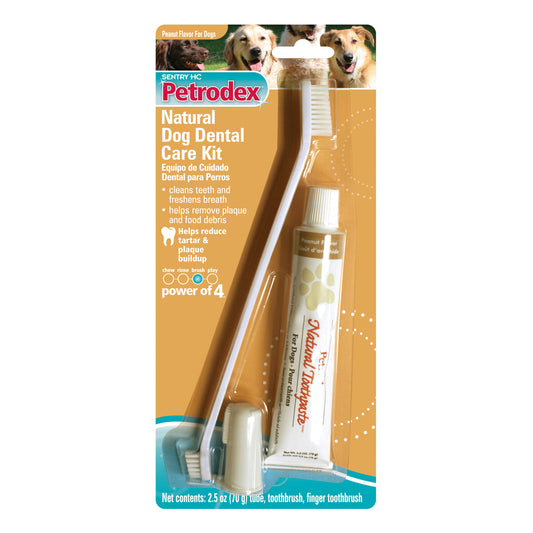 *DISC* Sentry - Petrodex Natural Dog Dental Care Kit - 70GM (2.5oz)