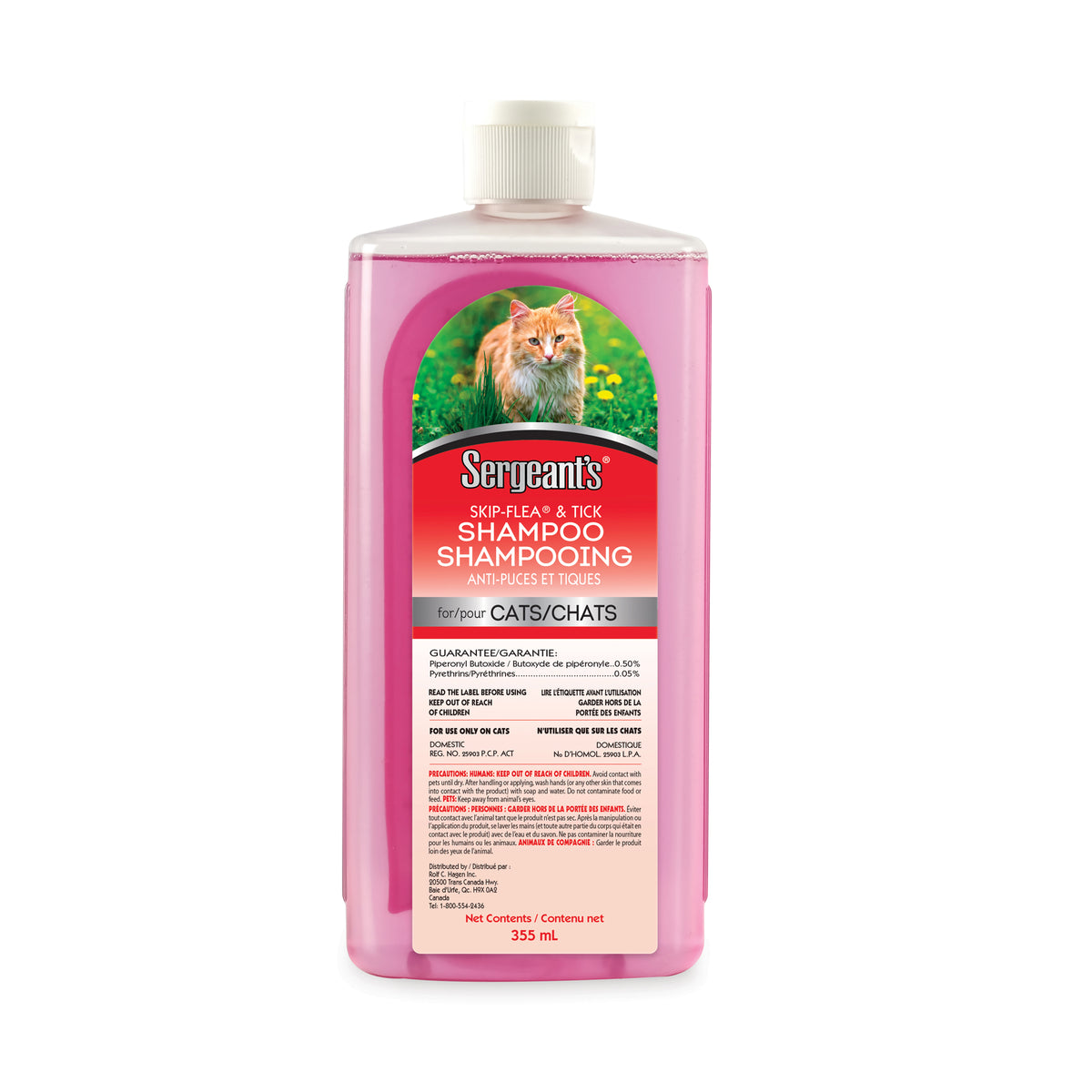 *DISC* Sergeant’s - Skip-Flea and Tick Shampoo for Cats - 355ML