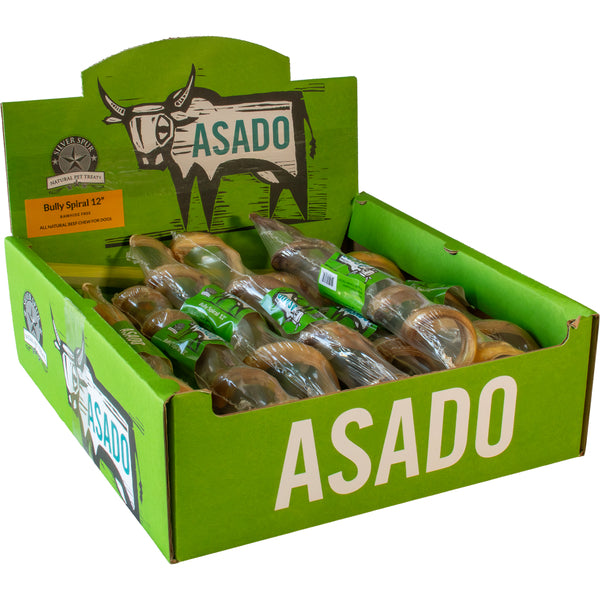 Silver Spur - ASADO Bully Spiral Dog Treat - 30.5CM (12in)