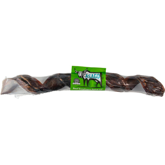 Silver Spur - ASADO BEEF ESOPHAGUS Spiral Dog Treat - 30.5CM (12in)