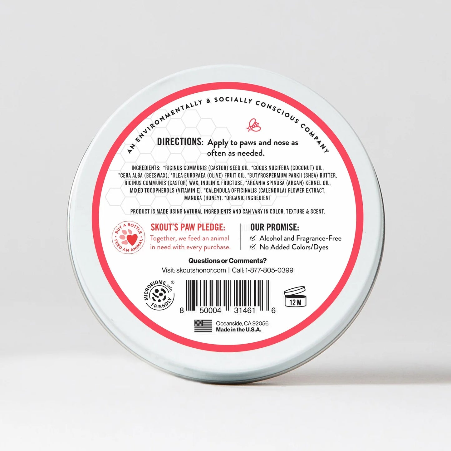 Skouts Honor - Prebiotic Paw + Nose Balm - 59ML (2oz)