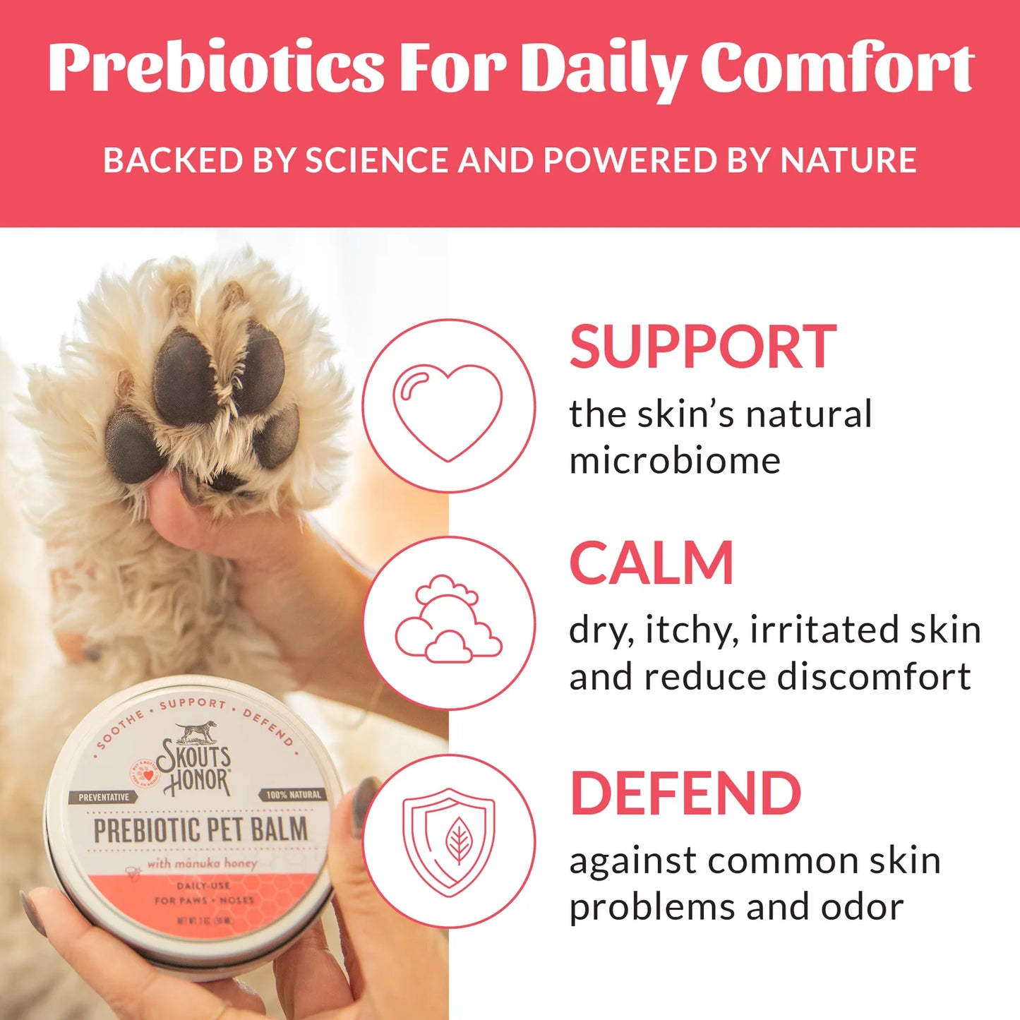 Skouts Honor - Prebiotic Paw + Nose Balm - 59ML (2oz)