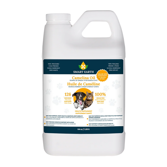 Smart Earth Camelina - Camelina Oil for Dog and Cat - 1.89LT (64oz)