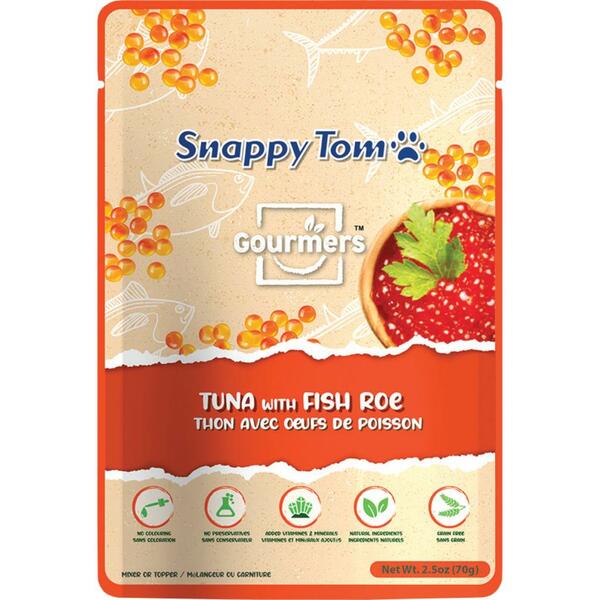*DNR* Snappy Tom - TUNA with FISH ROE Wet Cat Food - 70GM (2.5oz)