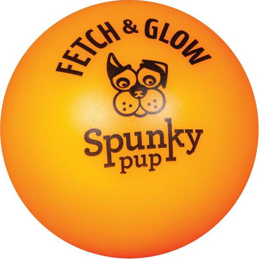 Spunky Pup - Fetch and Glow Ball Dog Toy - MEDIUM - 6.5CM (2.6in)