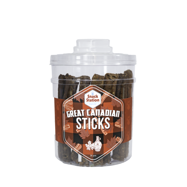 This & That - Snack Station GREAT CANADIAN Sticks Dog Treat - 19CM (7.5in) (BULK)