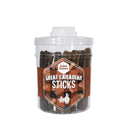 This & That - Snack Station GREAT CANADIAN Sticks Dog Treat - 19CM (7.5in) (BULK)