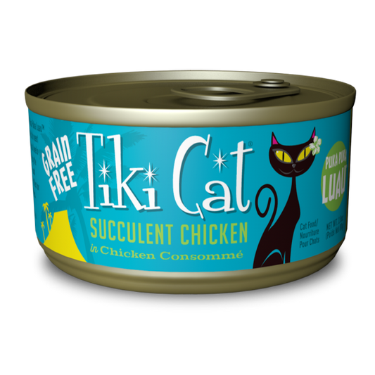 *DNR* Tiki Cat - Luau GF Succulent CHICKEN Wet Cat Food - 2.8oz