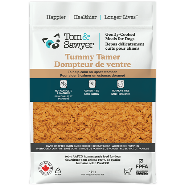 Tom & Sawyer - Gently Cooked Tummy Tamer Dog Food - 454GM