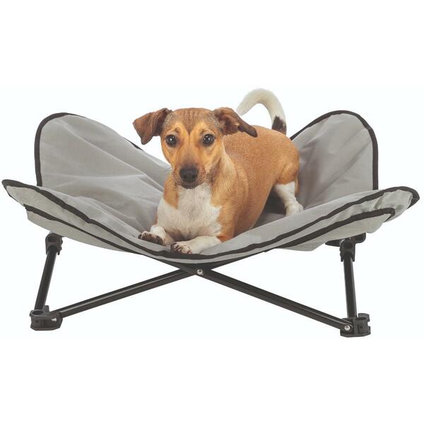 Trixie - Camping Bed - BEIGE - 88 x 32 x 88CM (34.6x12.6x34.6in) - Up to 77LB