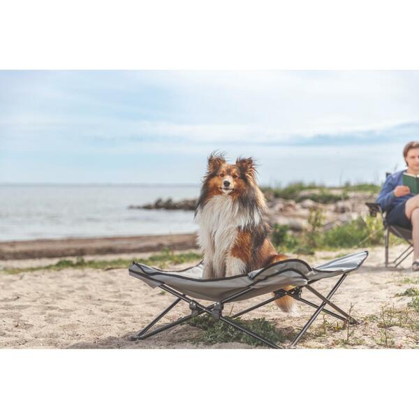 Trixie - Camping Bed - BEIGE - 88 x 32 x 88CM (34.6x12.6x34.6in) - Up to 77LB