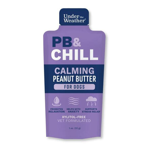 Under the Weather - PB & Chill Calming PEANUT BUTTER for Dogs - 32GM (1oz) - SINGLES