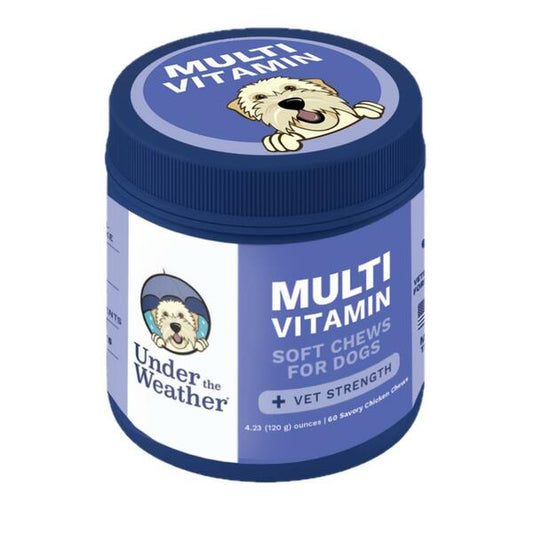 *PREORDER* Under the Weather - Soft Chew Multivitamin for Dogs - 120GM (4.23oz) - 60CT