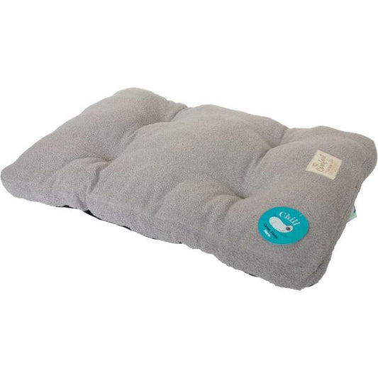 Unleashed - HT Chill Gusset Bed - TEDDY LIGHT GREY - 106.9 X 71.1CM (42x28in)