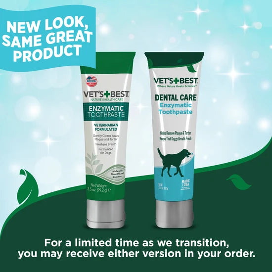 Vet's Best - Dental Care Kit with Toothbrush & Gel - 103ML (3.5oz)