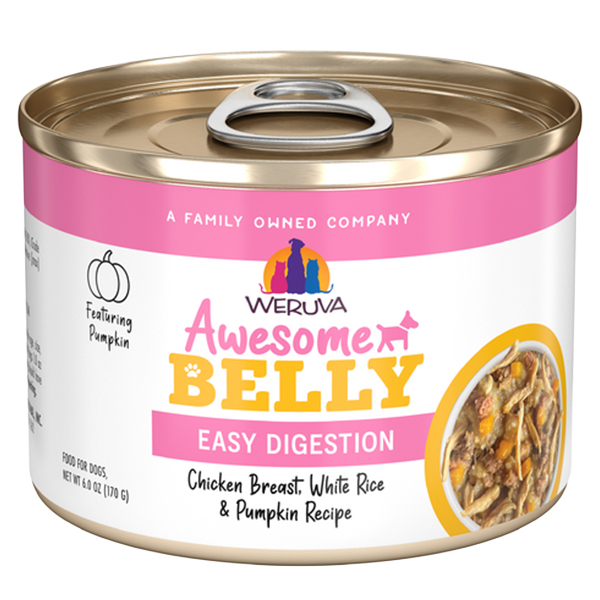 Weruva - Awesome Belly CHICKEN and RICE Wet Dog Food - 170GM (6oz)