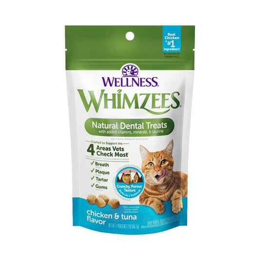 Whimzees - Dental CHICKEN & TUNA Cat Treat - 56.7GM (2oz)