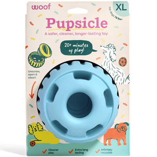 *S.O. - Up to 2 Week Wait* Woof - Pet Dog Pupsicle Toy Blue - X-Large