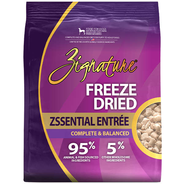 Zignature, Freeze Dried Zssential Entree Dog Food, 110GM