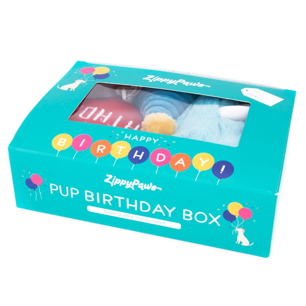 ZippyPaws, Plush Toy Birthday Box