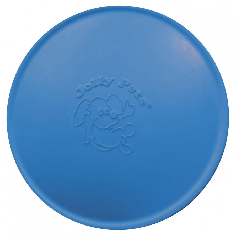 Jolly Pets - Flying Disc Dog Toy - BLUE - 23CM (9.5in)