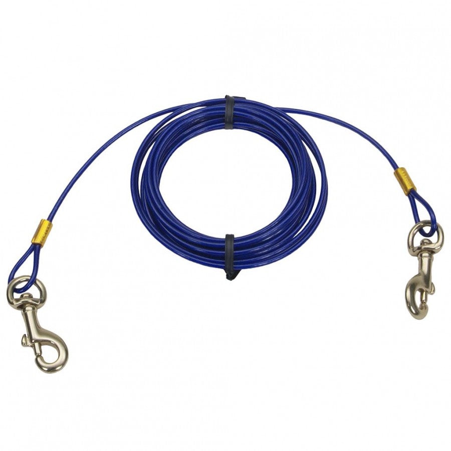 LocalID_34726 Coastal - Titan Cable Tie Out With Brass Snap - Medium
