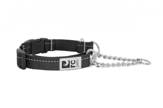 RC Pets - Primary Training Clip Collar - BLACK - SMALL - 3/4 x 11-14in