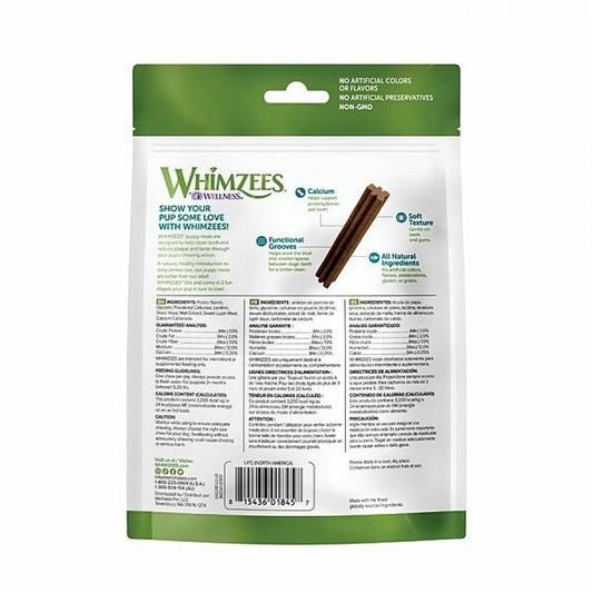 LocalID_69042 Whimzees - PUPPY STIX Dental Chew - XS-SM - 9CM (3.5in) - 30PK
