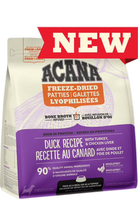 LocalID_56141 Champion Foods - Acana Freeze Dried Patties DUCK Dog Food