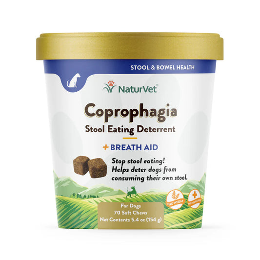 LocalID_68545 NaturVet - Soft Chew Coprophagia Deterrent & Breath - 154GM (5.4oz) - 70CT