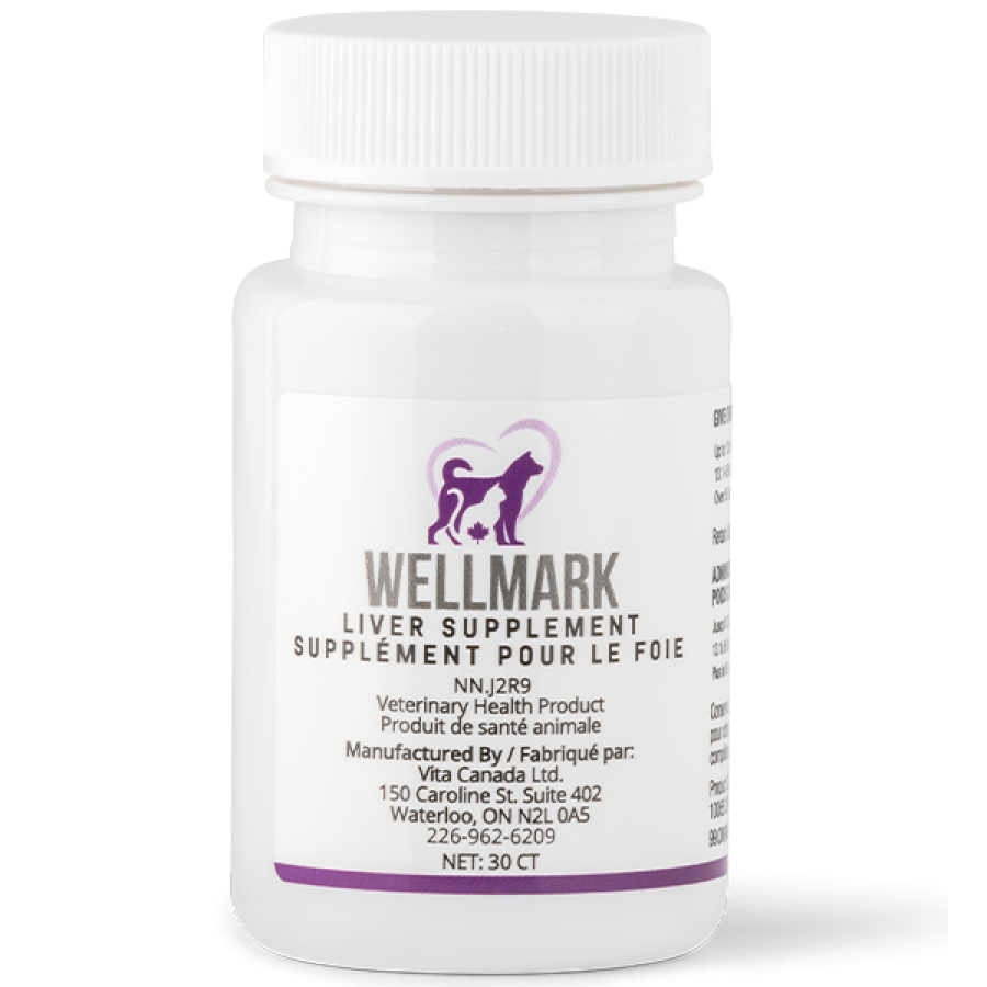 Wellmark - Supplement LIVER HEALTH for Dog and Cat - 30CT