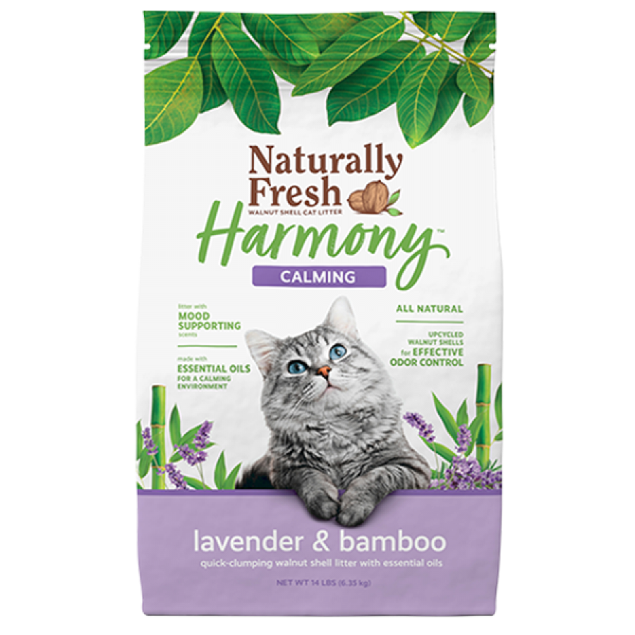 Naturally Fresh - Harmony LAVENDER & BAMBOO Cat Litter - 6.35KG (14lb)