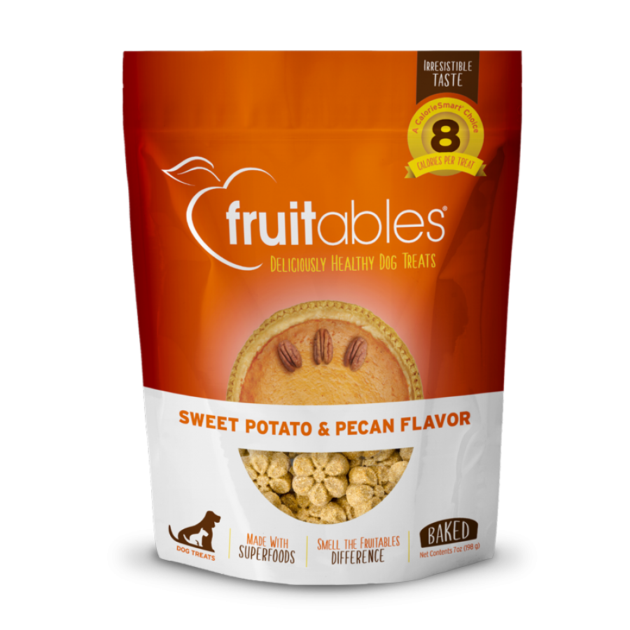 Fruitables - SWEET POTATO and PECAN Crunchy Dog Treats - 198GM (7oz)