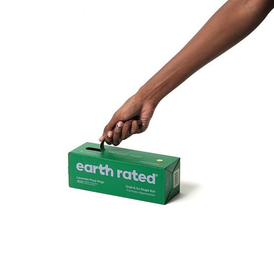 Earth Rated - Poop Bags - LAVENDER - 1 Roll 300 Bags