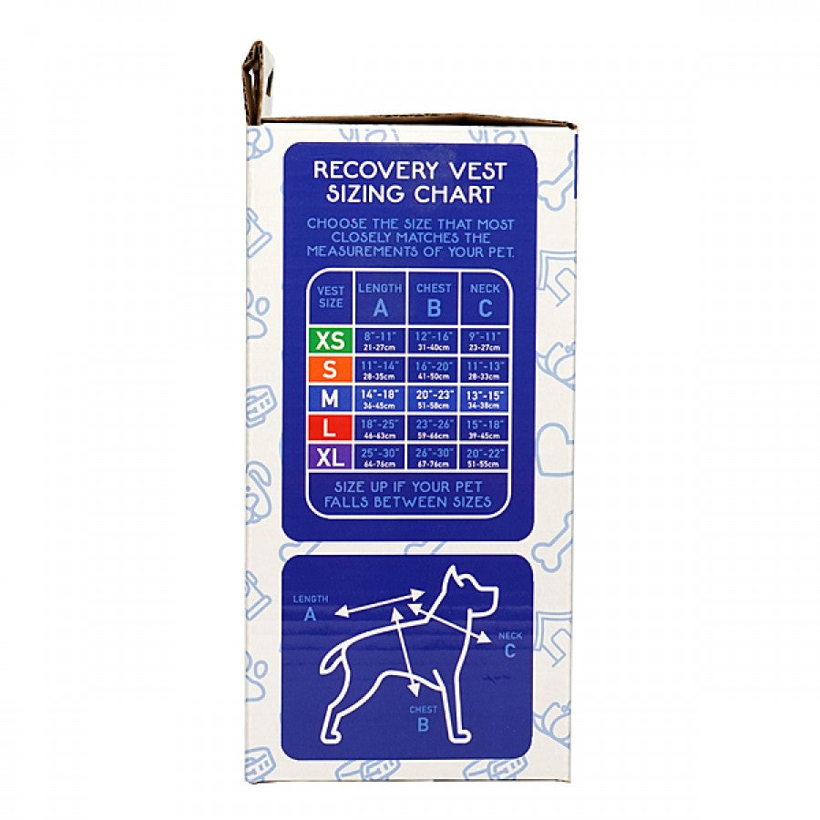 Calm Paws - Calming Recovery Vest with Calming Disc - LARGE - 33-70LB