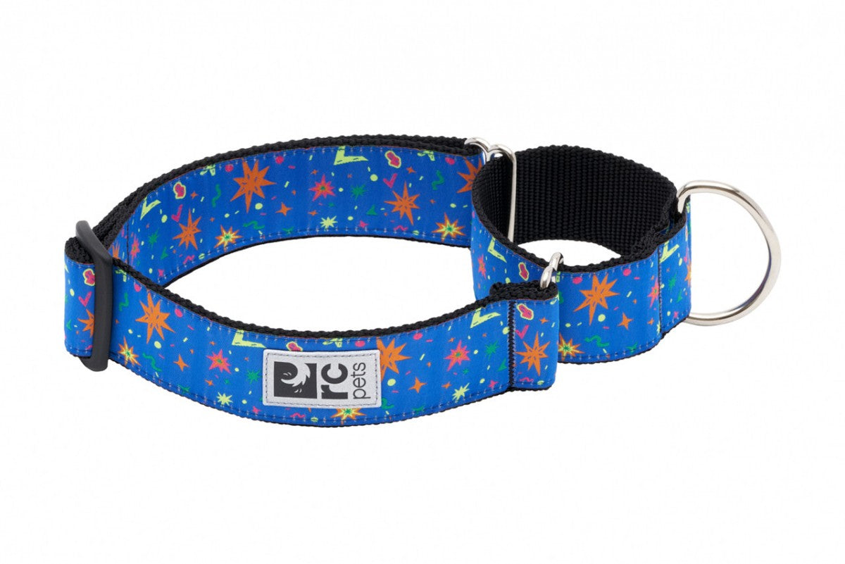 RC Pets - All Webbing Training Collar - POPSTAR - MEDIUM - 1.5in x 12-20in