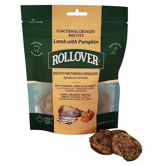 LocalID_60099 Rollover - Functional Crunchy Biscuits LAMB and PUMPKIN Dog Treat - 250GM