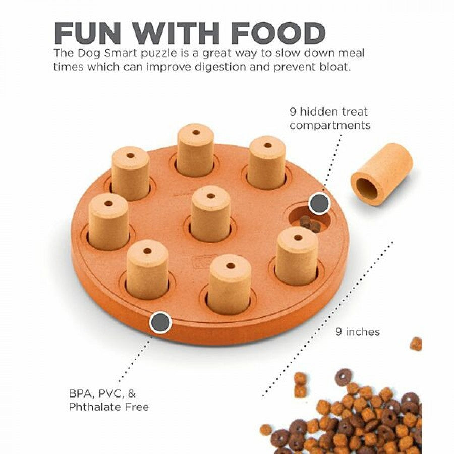 LocalID_69991 Nina Ottosson - Smart Composite Puzzle Dog Toy - ORANGE - 23x6CM (9x2.3in)