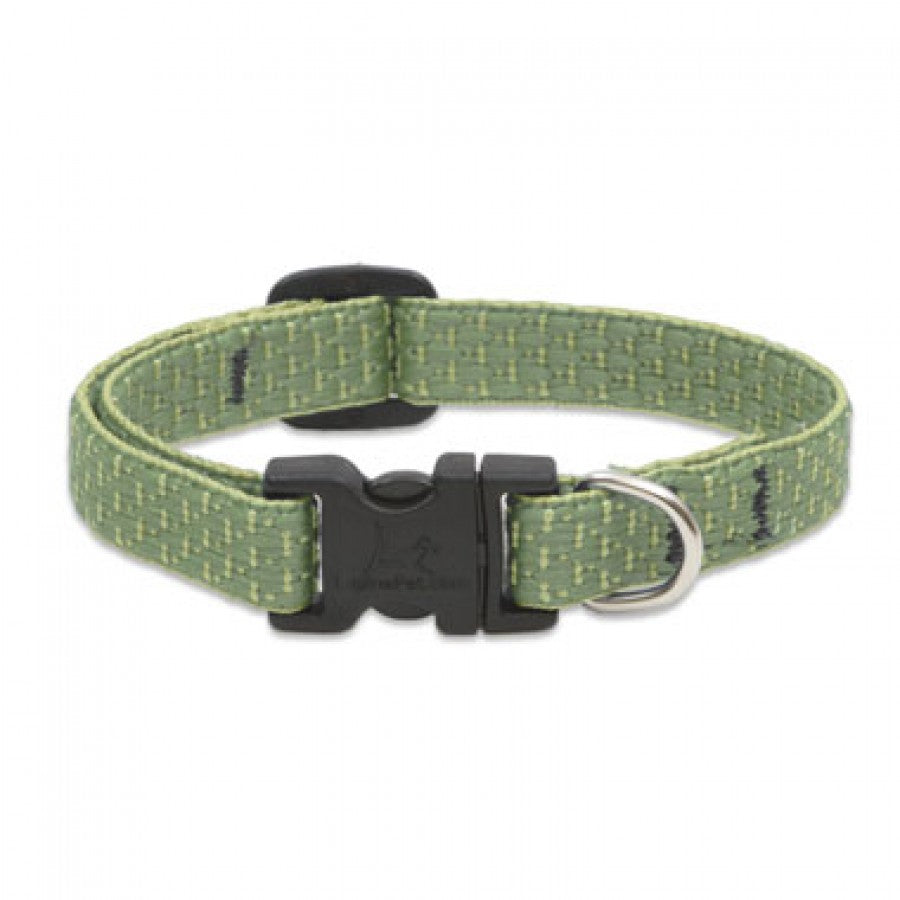 *DISC* Lupine - ECO Dog Collar - MOSS GREEN - 1/2 x 10-16in