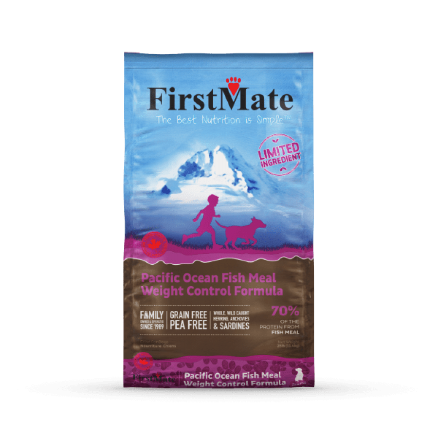 FirstMate - GF LID WEIGHT CONTROL SENIOR FISH Dry Dog Food - 11.4KG (25lb)