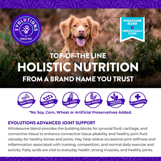 LocalID_70898 NaturVet - Advanced Joint Soft Dog Chews - 432GM (15.2oz) - 180CT