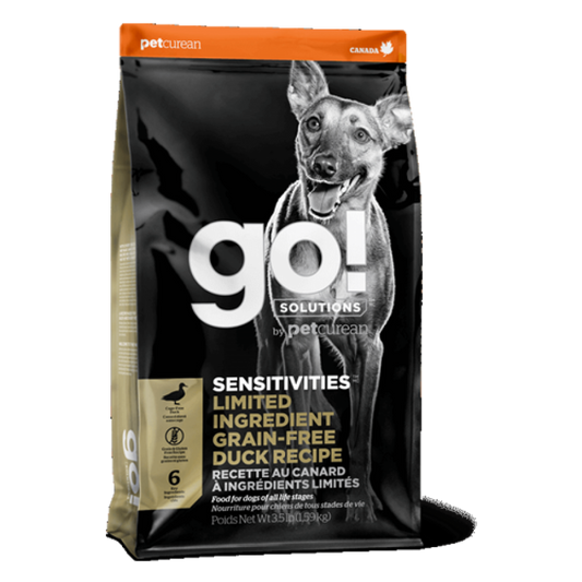 LocalID_50516 Petcurean - GO! Sensitivities GF LID DUCK Dry Dog Food - 9.98KG (22lb)